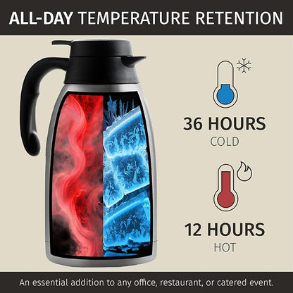 Cresimo Thermal Coffee Carafe 68oz / 2L