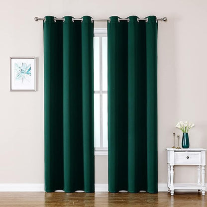 ChrisDowa Blackout Curtains 72 inches Long