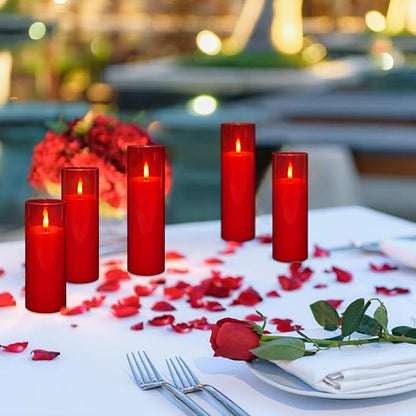 24-Pack Red Flameless LED Candles