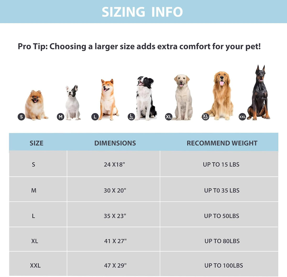 Dog Cooling Mat for Medium Dogs - 30x20 Orthopedic Memory Foam Pet Pad for Summer, QMAX>0.5, Washable Premium Comfort Crate Pad for Your Furry Companion, Grey