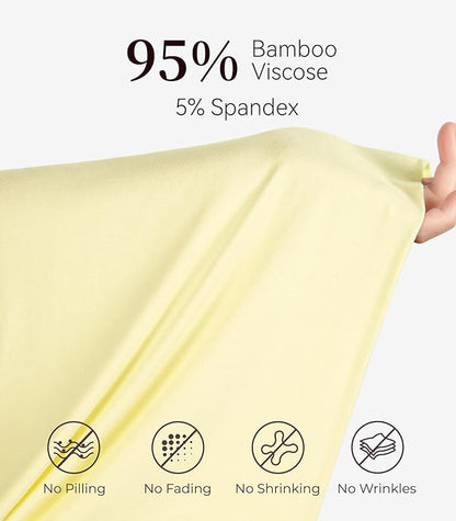NACHILA Pajamas for Women-Viscose from Bamboo, Ribbed Racerback Tank Top Sexy Split Shorts Pajama Sets Cooling Sleep Cami Pjs