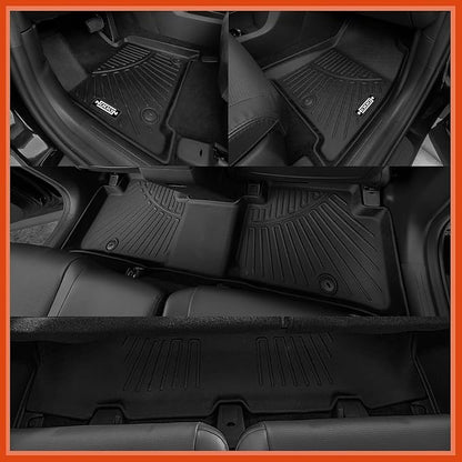 Floor Mats Fit for 2024 2025 Lexus TX TX350 TX550H+ 7 Seats 2nd Row Bench Chairs Floor Mats & Trunk Mat with Backrest Mats and 2nd Backrest Mats Replacement for Lexus TX Accessories