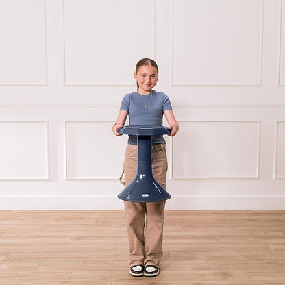 ECR4Kids ACE Active Core Engagement Wobble Stool, 18-Inch Seat Height, Flexible Seating, Navy