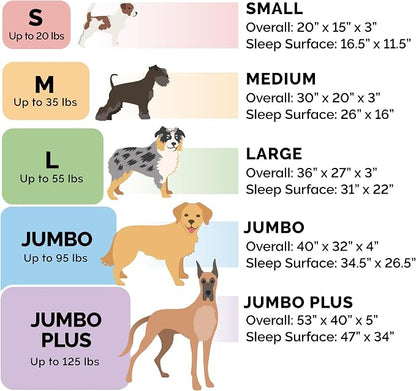 FurHaven Orthopedic Dog Bed & goDog Toy - Squeaky Plush Fat Rooseter with Chew Guard Technology for Large Dogs - Plush & Velvet L Shaped Chaise - Sable Brown, Jumbo Plus/XXL