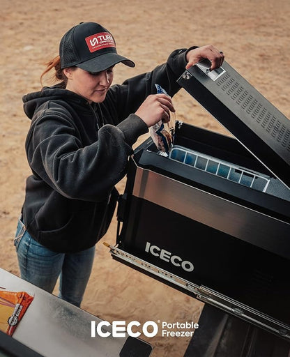 ICECO JP40 Pro 12 Volt Car Refrigerator, Portable Fridge Freezer
