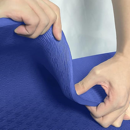 Hatha Yoga Thick TPE Yoga Mat 72"x 27"x1/3 inch Non Slip Eco Friendly Exercise Mat for Yoga Pilates & Floor Workouts