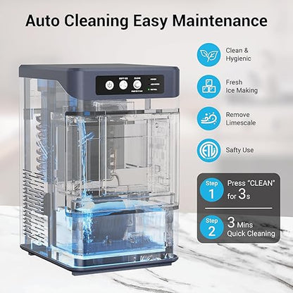 Countertop Nugget Ice Maker 40Lbs/24H