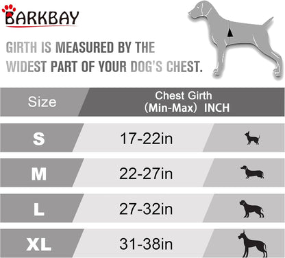 BARKBAY No Pull Dog Harness Front Clip Heavy Duty Reflective Easy Control Handle for Large Dog Walking(Purple,S)