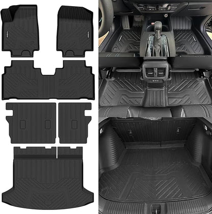 Naibeve Floor Mats for 2024 2025 2026 Honda Prologue/Chevrolet Blazer EV - All Weather Custom for Honda Prologue Floor Mats Trunk mat Backrest Mats Interior Accessories