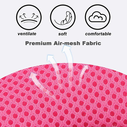 SOLMOONY Small Dog Harness,Soft Mesh Puppy Harness and Leash Set,No Escape Cat Harnesses for Training Walking,Reflective Adjustable Puppy Vest for Small Medium Dogs, Cats (Hot Pink, S)