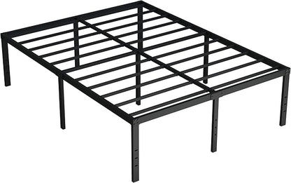Full Size Bed Frame No Box Spring Needed, 20 Inch Heavy Duty Metal Platform Bed Frame Full Support Up to 3000 lbs, Easy Assembly, Noise Free, Black