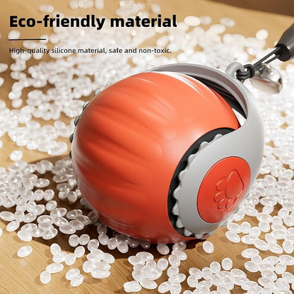 Upgraded ‘Racing Tail 5.0 ’Indoor Cat Interactive Toy: Sensor Cat Teasing Ball, Pet Electronic Chasing and Exercise Toy, Specially Designed for Bored Cats, Two Modes & One-Click Switching (2 pcs)