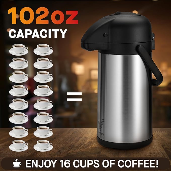 Airpot Coffee Dispenser with Pump