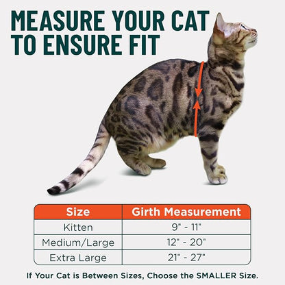 Houdini™ Escape Proof Kitten Harness and Leash (Pink, S) | Adjustable walking vest with 6ft lead, breathable mesh, snug secure fit, light and gentle for first outdoor adventures