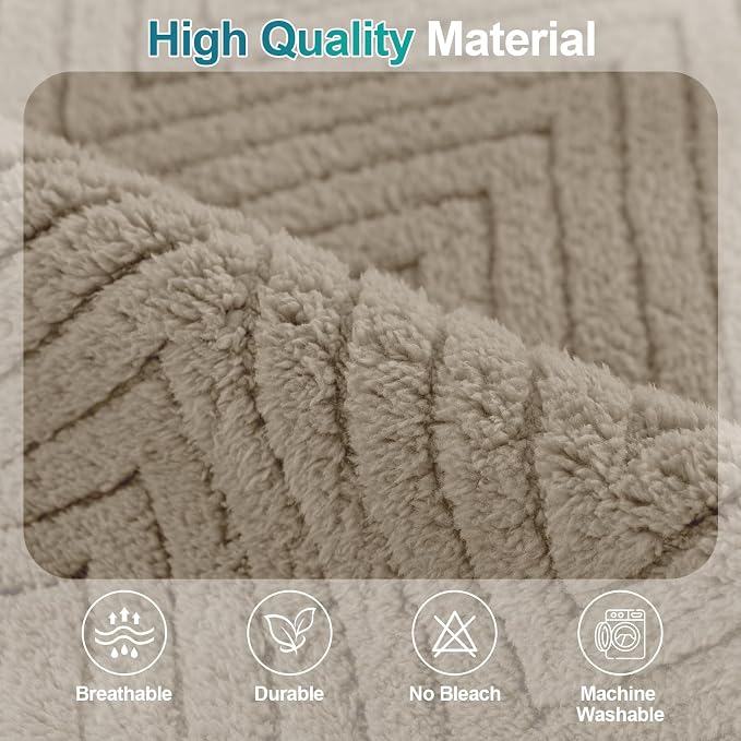 Turquoize Waterproof Couch Cover for Dogs Fuzzy Pet Couch Covers for Sofa Thick Dog Bed Cover Non-Slip Sofa Covers for 2 Cushion Couch Protector Slipcover Pet Friendly (Khaki, 36" x 36")