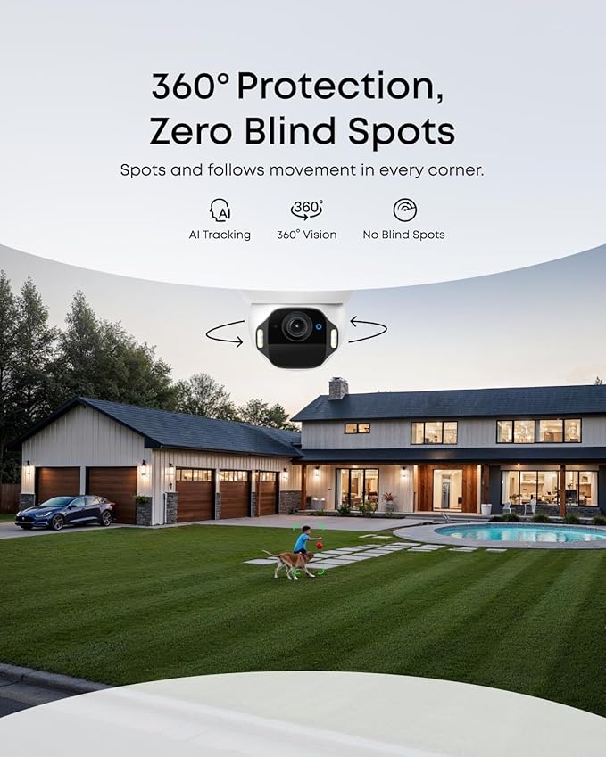 eufy Security SoloCam E42 2-Cam Kit, 4K Security Camera Wireless Outdoor