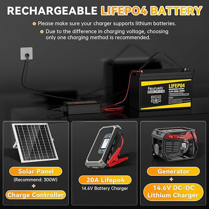 12V 100Ah LiFePO4 Battery
