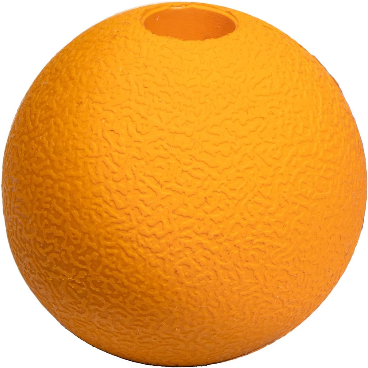 Amazon Basics Dog Toys, Interactive Supreme Rubber Balls, (Pack of 3), 2.5 inch, Blue, Orange