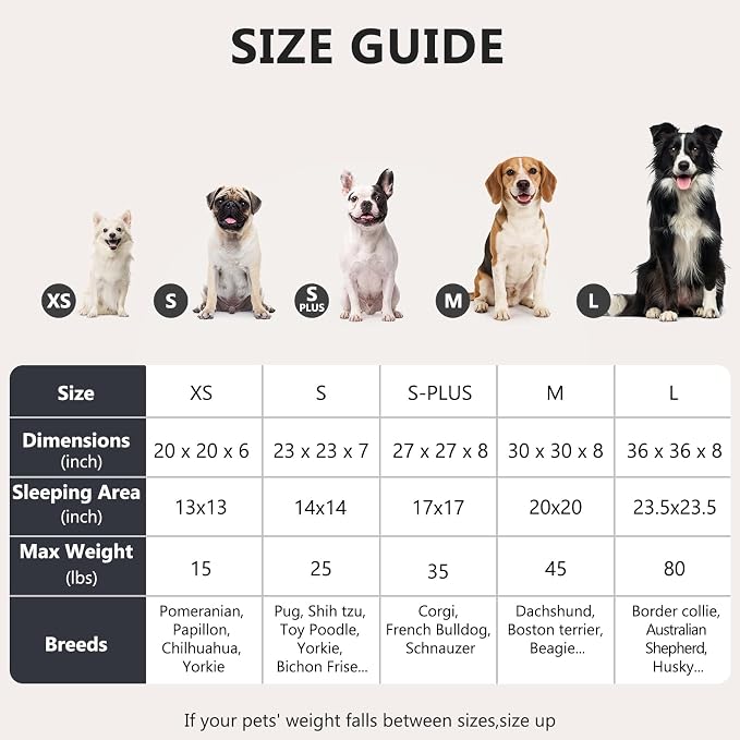 MIXJOY Orthopedic Dog Bed Comfortable Donut Cuddler Round Pet Beds Ultra Soft Washable Dog and Cat Cushion Bed (30'', Coffee)