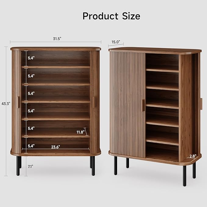 ONBRILL 6-Tier Shoe Cabinet