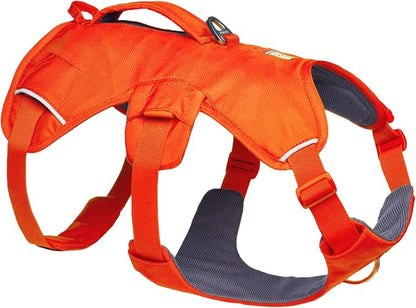 Ruffwear, Web Master, Multi-Use Support Dog Harness, Hiking and Trail Running, Service and Working, Everyday Wear, Blaze Orange, Large/X-Large