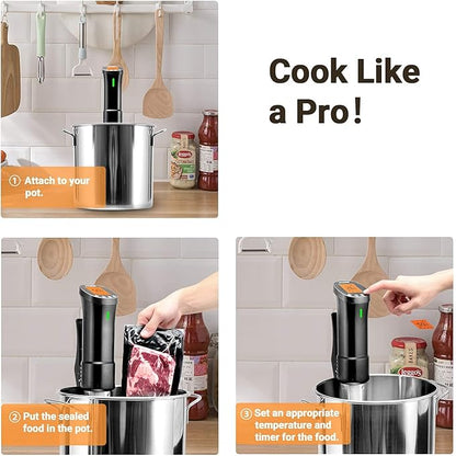 INKBIRD Wifi Sous Vide Cooker, 1000W Sous Vide Machine, Remote Control