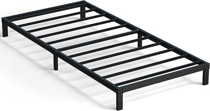 XL Twin Bed Frame No Box Spring Needed, 8 Inch Heavy Duty Metal Twin XL Platform Bed Frame Support Up to 2500 lbs, Easy Assembly, Noise Free, Black