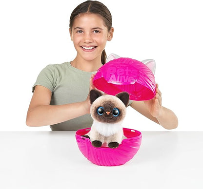 Pets Alive Smitten Kittens Surprise (Birman Cat Bonnie) by ZURU Nurture Play Soft Toy Unboxing Adopt Interactive 10 Sounds