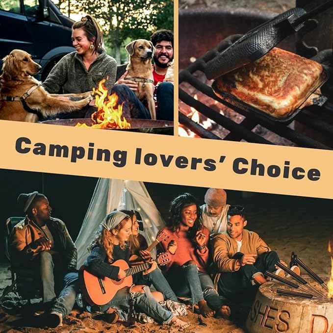 Cast Iron Camp Pie Cooker, Campfire Sandwich Maker