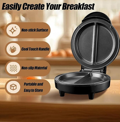 Dual Zone Electric Omelette Maker