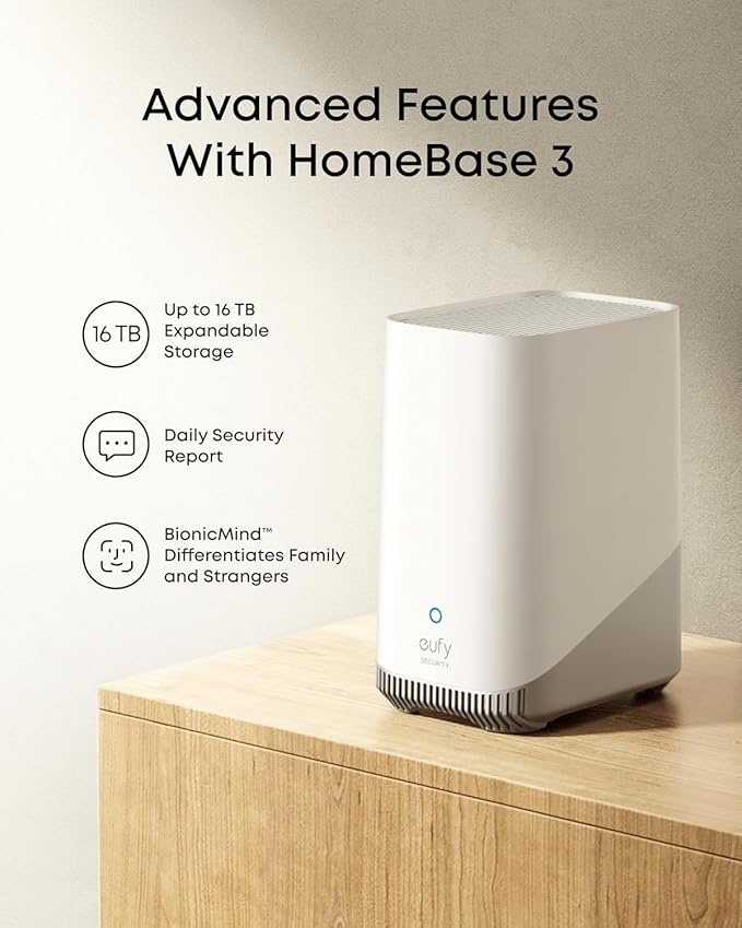 eufy SoloCam E42, 4K Security Camera Wireless Outdoor, Solar Powered, AI Motion