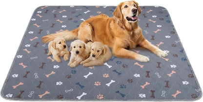 Washable Pee Pads for Dogs, 2 Pack Reusable Puppy Pads, 31"x36" | Super Absorbent, Waterproof & Leakproof, Non-Slip Bottom, Machine Washable, For Floors, Beds, Couches, Crates, Carpets, Cars
