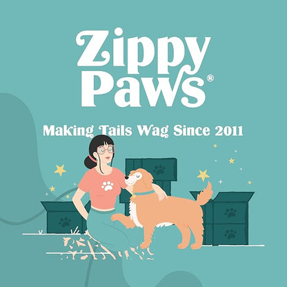 ZippyPaws Dog Birthday Gift Bandana & Bone - Cute Accessories for Girl & Boy Dogs, Holiday Set, Fits Small, Medium, & Large Dogs, Stuffed Plush Toy, Machine Washable Handkerchief - One Size Fits Most