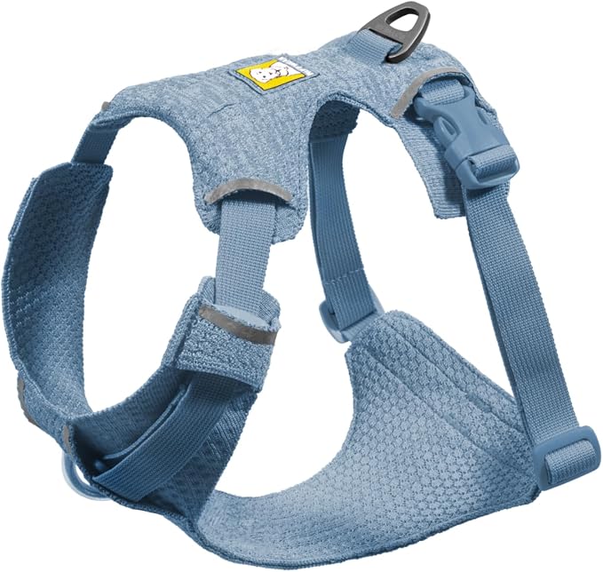Ruffwear, Front Range Flex Dog Harness, Engineered Knit Construction for Ultimate Fit and Mobility, Lightweight Flexible Everyday Harness with Dual Leash Clips, Polar Blue, XX-Small