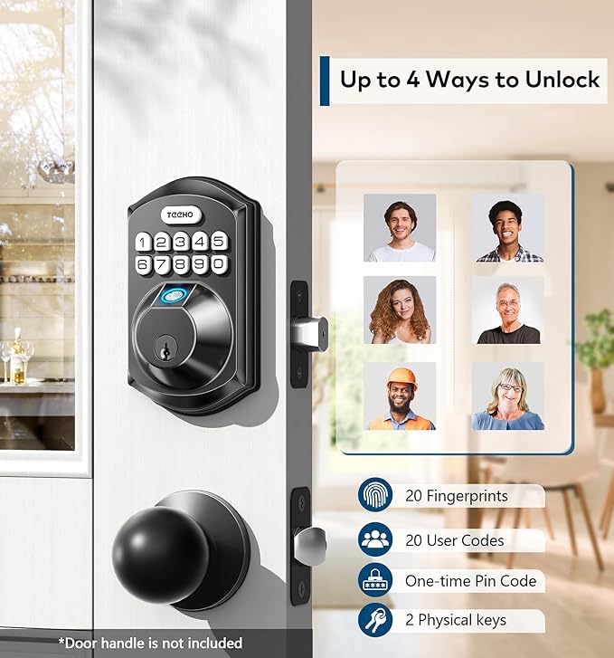 TEEHO TE002 Fingerprint Door Lock