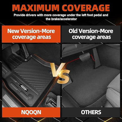 Floor Mats for 2021-2025 2026 Chevrolet Trailblazer (Only Fit AWD) Floor Mats & Trunk Mat & Backrest Mats for Chevrolet Trailblazer All Season Accessories(Only Fit Cargo in Upper Deck Position)