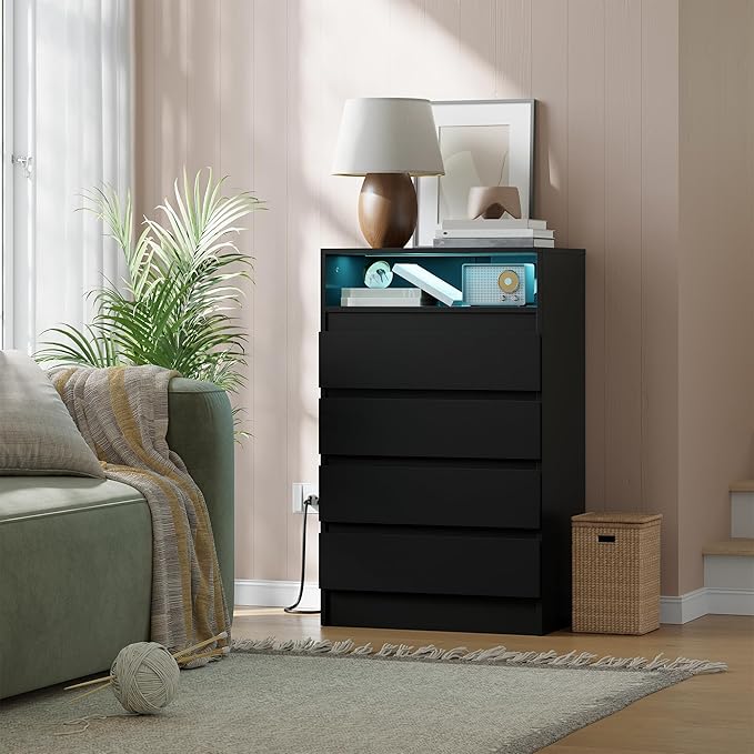 Garvee 4 Drawer Double Dresser