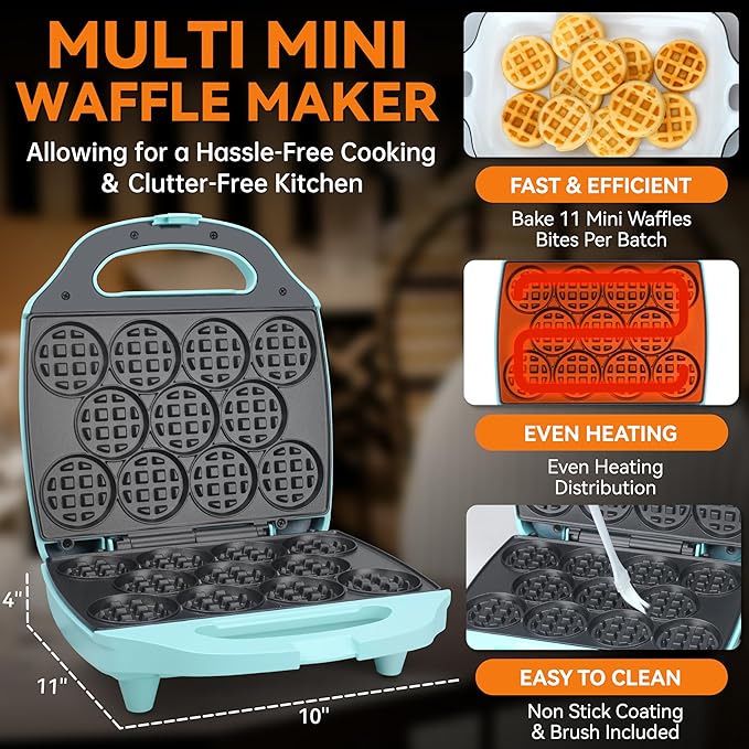 Baker's Friend, Bite-size Mini Waffle Maker