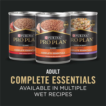 Purina Pro Plan Complete Essentials Shredded Blend Lamb and Rice High Protein Dog Food with Probiotics for Dogs - 47 lb. Bag
