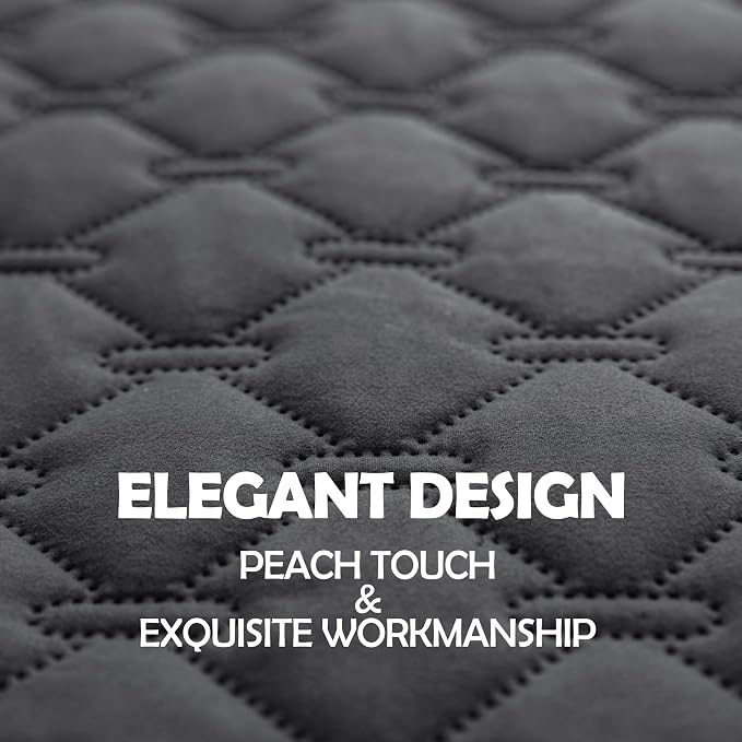 gogobunny 3X Stronger Waterproof Pet Blanket, Scratch Proof Furniture Protector for Dogs Cats, Reversible Cover 68x82 Inch, Dark Grey