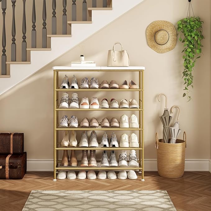 SUOERNUO Shoe Rack Organizer 6 Tier