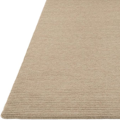 Non Slip Beige Solid Rubber Back Thing Rug for Living Room 5x7 Area Rugs for Kitchen, Rugs for Bedroom, Stain Resistant Easy Cleaning Non Shedding Carpet Beige 5 x 7