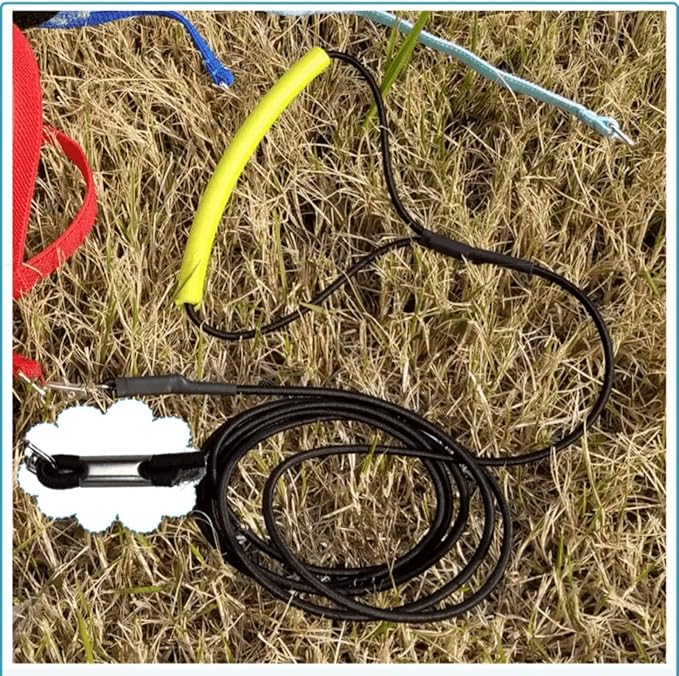 Pet Parrot Bird Harness Leash Adjustable Bird Flying Harness Traction Rope with Cute Wing for Parrots Pigeons Budgerigar Lovebird Cockatiel Mynah Outdoor Training Toy (L, Yellow)