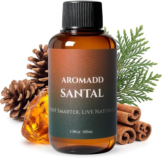 Aromadd Santal Diffuser Oil Inspired by Luxury Hotel Scent, Essential Oils