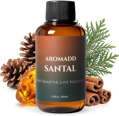 Aromadd Santal Diffuser Oil Inspired by Luxury Hotel Scent, Essential Oils