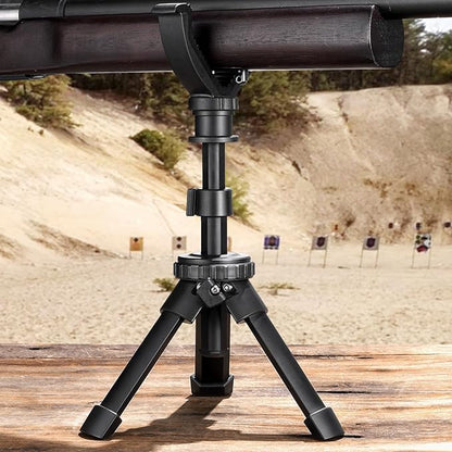 CVLIFE Shooting Rest Tripod - Adjustable Height, 360 Degree Rotation, V Yoke Stand - Portable Rifle Rest for Target Shooting, Hunting and Outdoor Activities