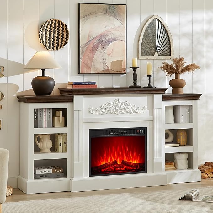 SOOWERY Electric Fireplace