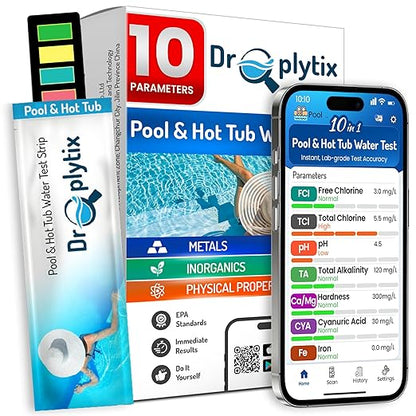 10-in-1 Pool & Spa Water Test Kit