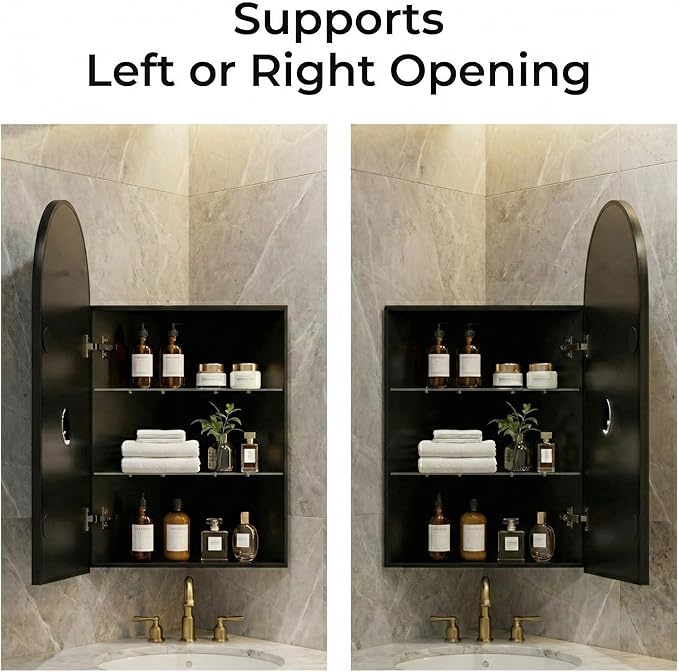 LED Corner Medicine Cabinet