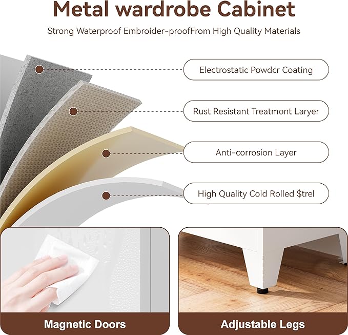 Metal Pantry Storage Cabinet